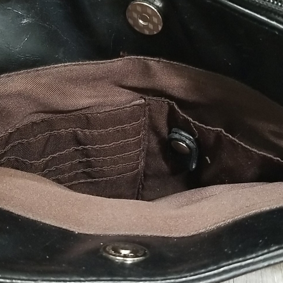 Vintage Minelli Italy Three Compartment Purse Black - Picture 6 of 6